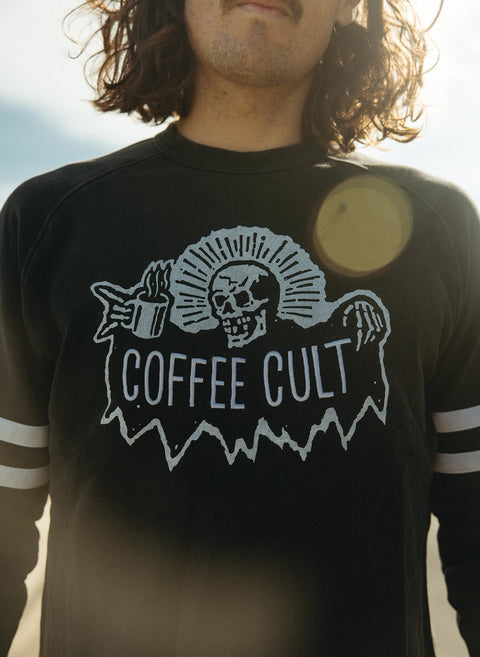 Coffee Cult Crewneck Sweatshirt by Pyknic