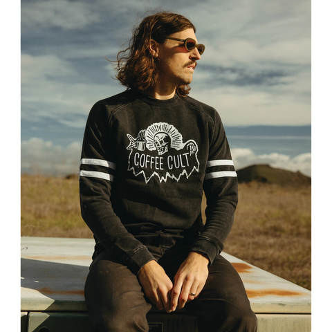 Coffee Cult Crewneck Sweatshirt by Pyknic