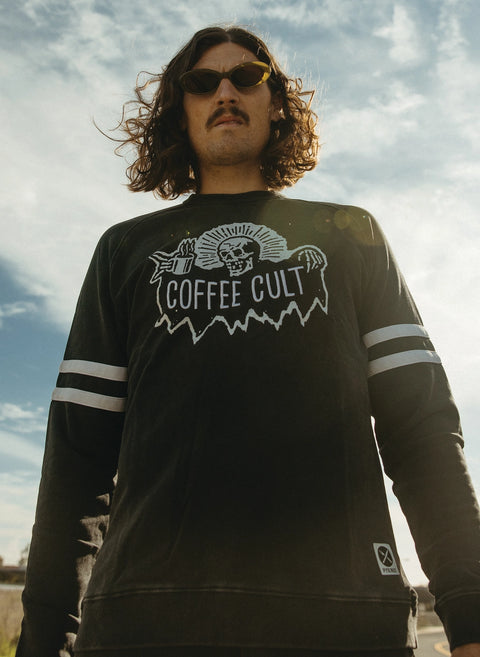 Coffee Cult Crewneck Sweatshirt by Pyknic