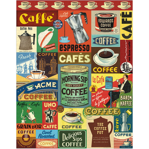 Coffee Puzzle - Cavallini