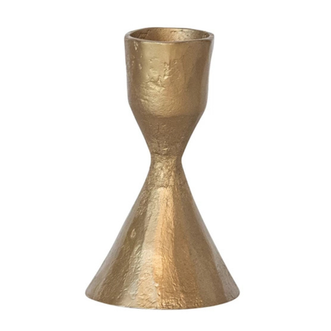 Cono Taper Holder, Antique Brass