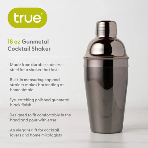 Contour™ Gunmetal Cocktail Shaker