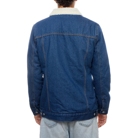 Convoy Denim Trucker Jacket with Sherpa Collar