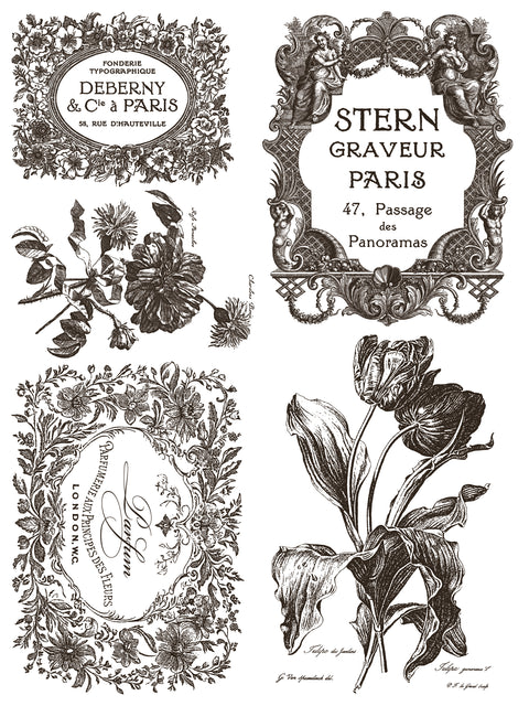 Floriography IOD Paint Inaly - Iron Orchard Designs, 12x16 Pad