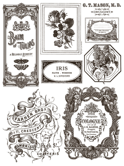 Floriography IOD Paint Inaly - Iron Orchard Designs, 12x16 Pad