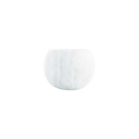 Coronado Marble Pinch Pot, White