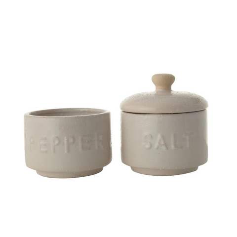 Coronado Stacking Salt + Pepper Pots