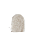 Cotton Terry Cloth Shower Mitt, Off White