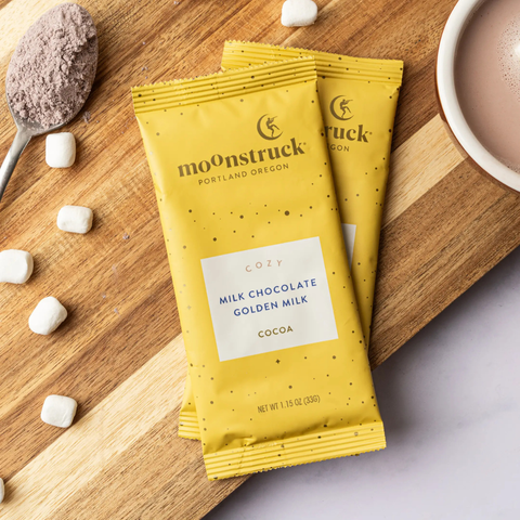 Cozy: Golden Milk Chocolate Hot Cocoa by Moonstruck