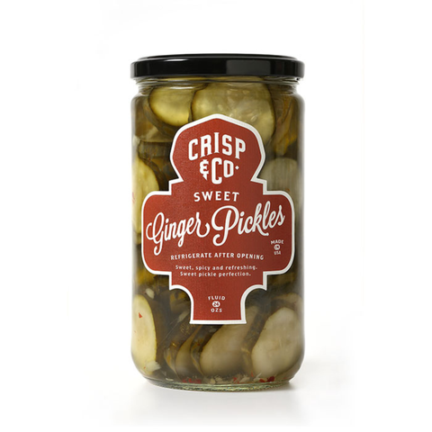 Crisp & Co. Sweet Ginger Pickles, 24 oz