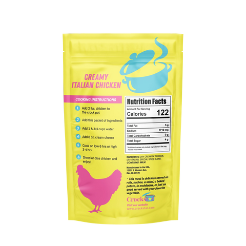 Crockstar Meal Starter - Creamy Italian Chicken