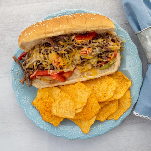 Crockstar Meal Starter - Philly Cheesesteak Sandwiches