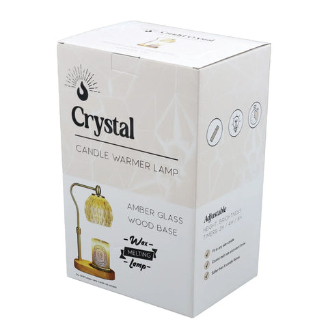 Crystal Candle Warmer Lamp - Gold