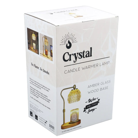 Crystal Candle Warmer Lamp - Gold