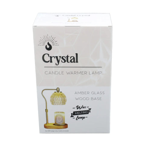 Crystal Candle Warmer Lamp - Gold