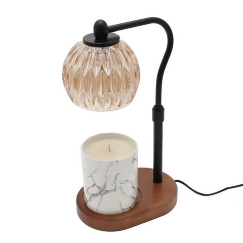 Crystal Candle Warmer Lamp - Black