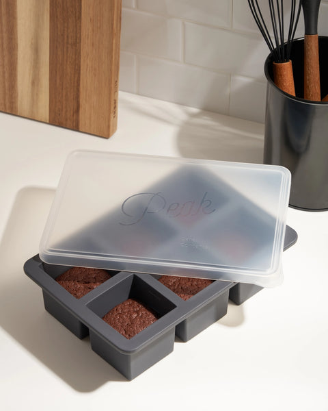 Cup Cube Tray - 6 Cubes - Charcoal