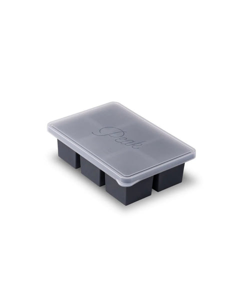 Cup Cube Tray - 6 Cubes - Charcoal