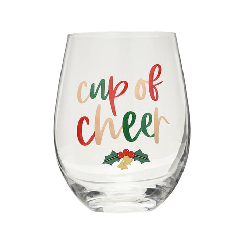 Cup Of Cheer Wine Glass