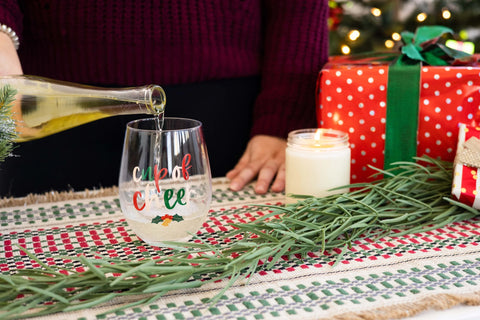 Cup Of Cheer Wine Glass