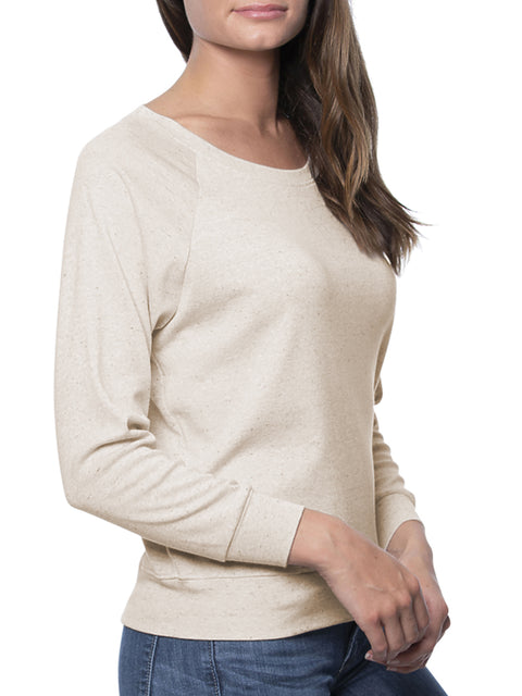 Ferns Pia Tri Blend Pullover by Supermaggie - Oatmeal