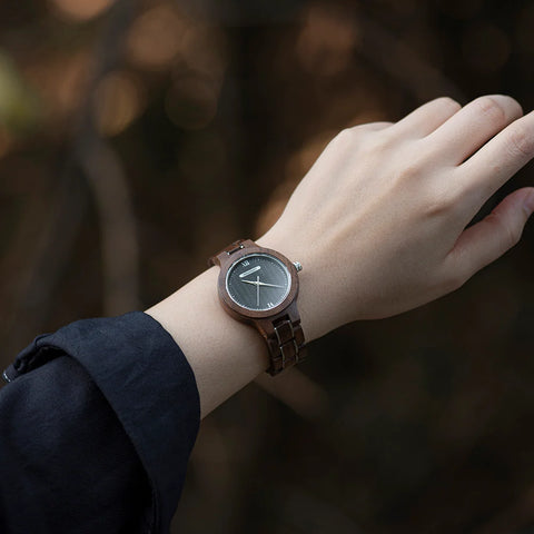 Imperil Classic - Obsidian, Women's Watch - AvantWood
