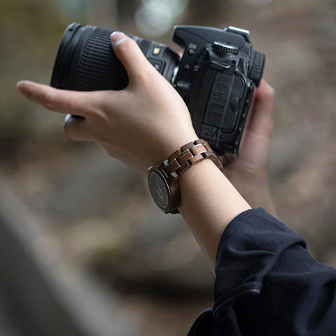 Imperil Classic - Obsidian, Women's Watch - AvantWood