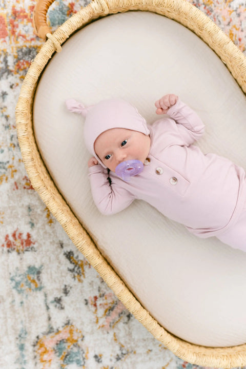Top and Bottom Baby Outfit for Girls (Newborn - 12 months) - Dusty Rose - Stroller Society
