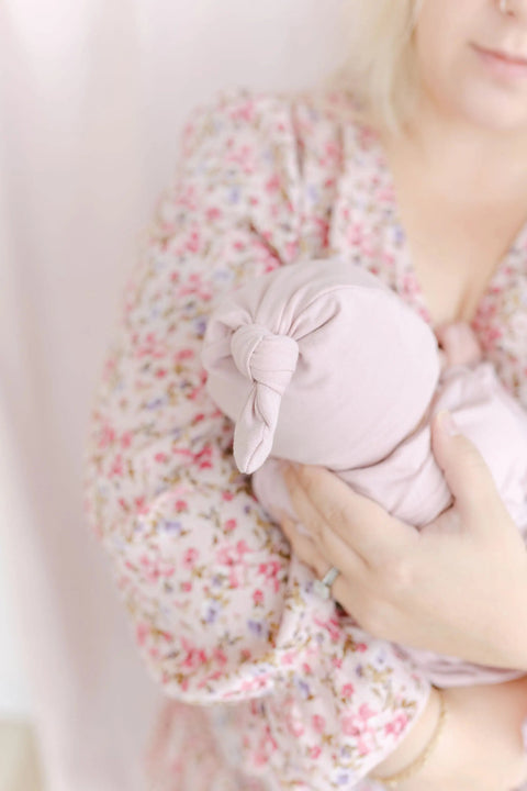 Top and Bottom Baby Outfit for Girls (Newborn - 12 months) - Dusty Rose - Stroller Society