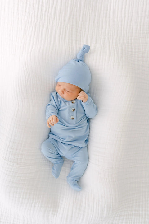 Baby Boy Outfits, Newborn Outfits for Boys, Blue Baby Outfit - Baby Blue - Stroller Society