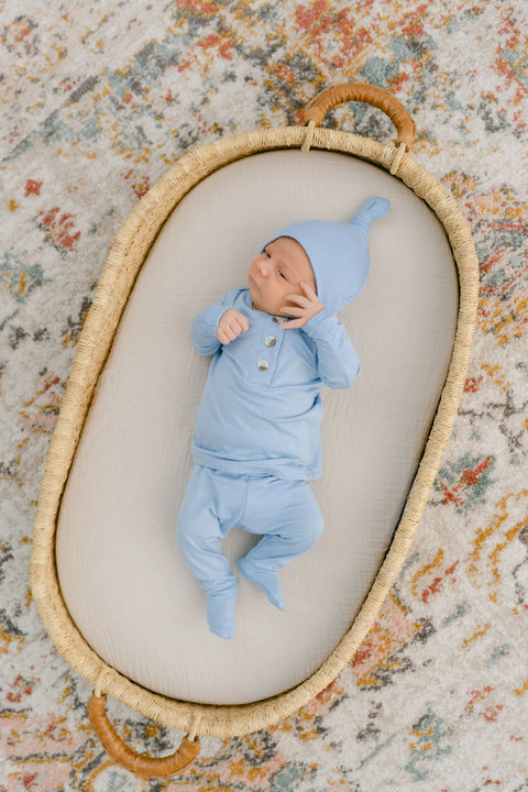 Baby Boy Outfits, Newborn Outfits for Boys, Blue Baby Outfit - Baby Blue - Stroller Society