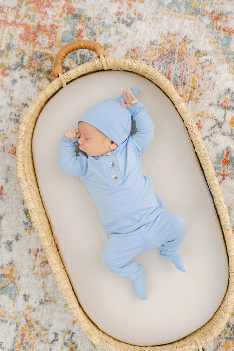 Baby Boy Outfits, Newborn Outfits for Boys, Blue Baby Outfit - Baby Blue - Stroller Society