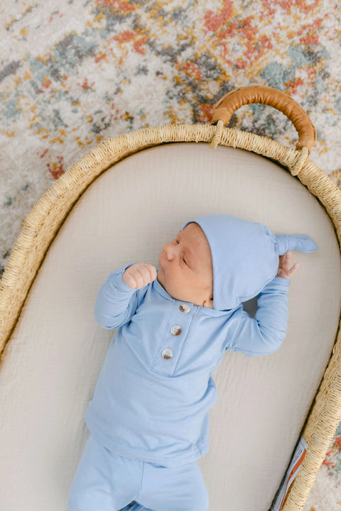 Baby Boy Outfits, Newborn Outfits for Boys, Blue Baby Outfit - Baby Blue - Stroller Society
