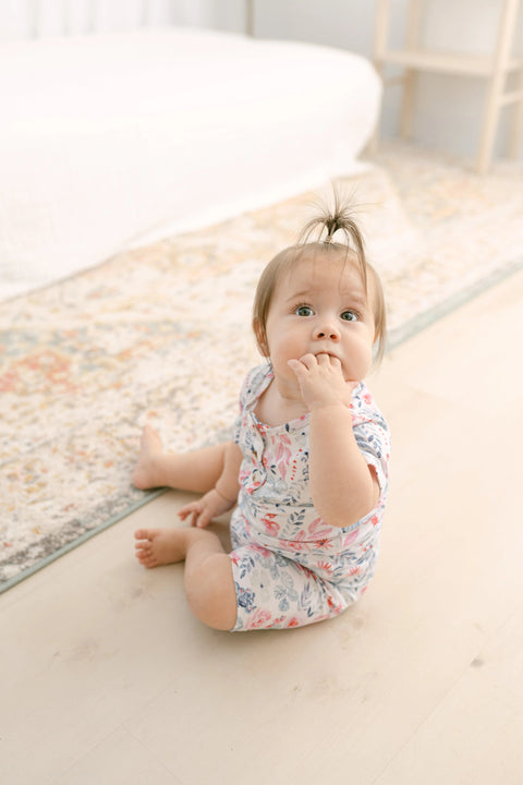Top and Bottom Shorts Outfit (Newborn - 12 months) Bloom - Stroller Society