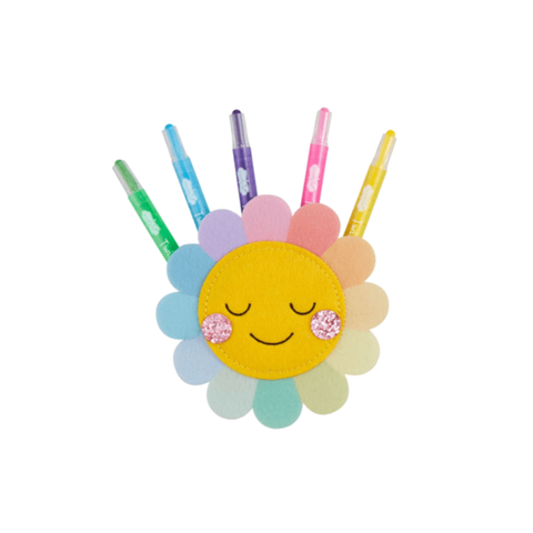 Daisy Crayon Holder Set