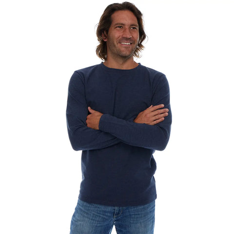 Daniel Long Sleeve Tee - Navy Heather