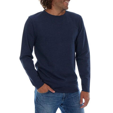 Daniel Long Sleeve Tee - Navy Heather