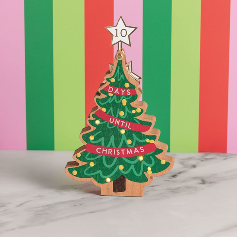 Days Until Christmas Tree Countdown