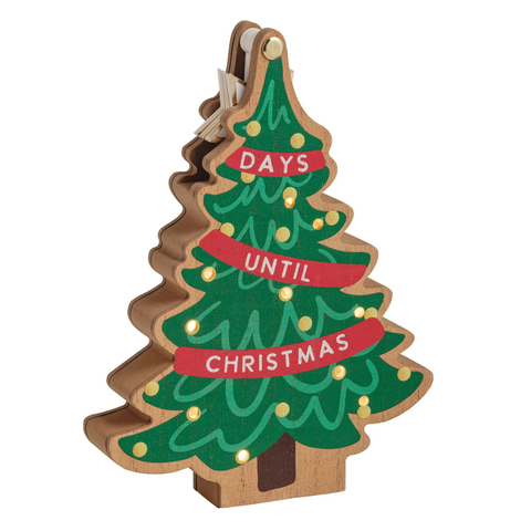 Days Until Christmas Tree Countdown