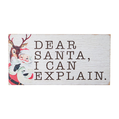 Dear Santa, I Can Explain Wall Art