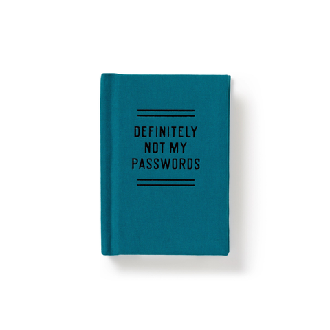 Definitely Not My Passwords - Password Diary
