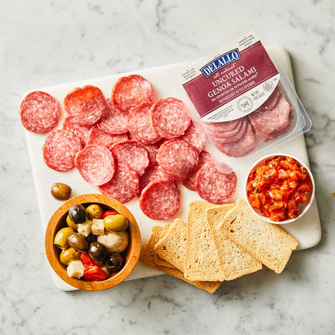 Delallo All Natural Uncured Genoa Salami (Slices)