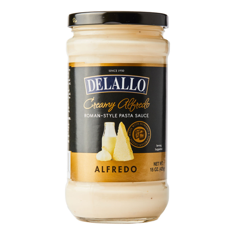 Delallo Creamy Alfredo Sauce, 15 oz