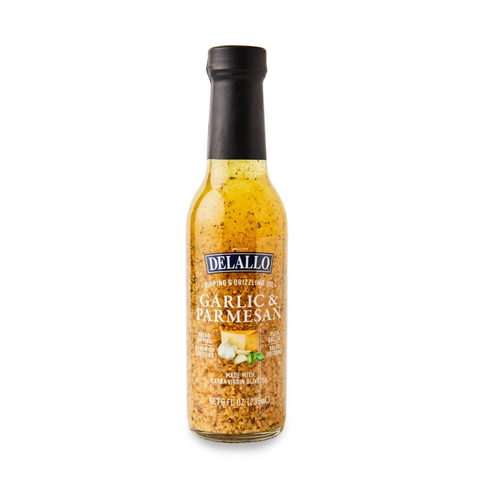 Delallo Garlic Parmesan Dipping Oil, 8 oz