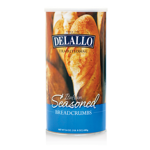 Delallo Italian Breadcrumbs, 24 oz