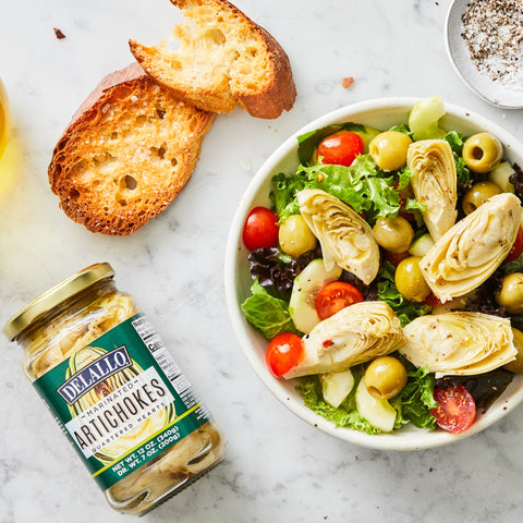Delallo Marinated Artichoke Hearts (Quartered), 12 oz