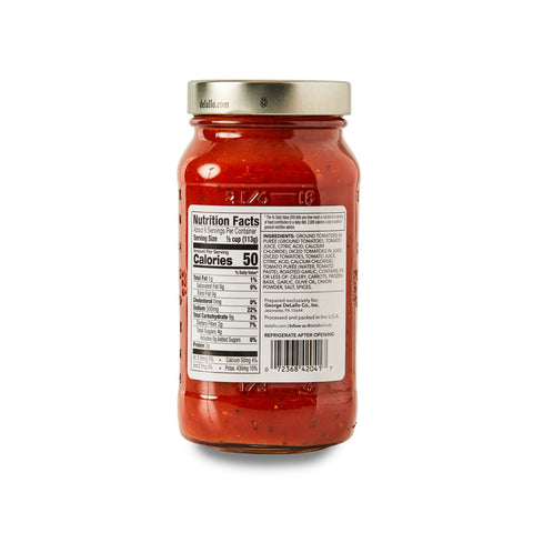 Delallo Roasted Garlic Tomato Sauce, 24 oz