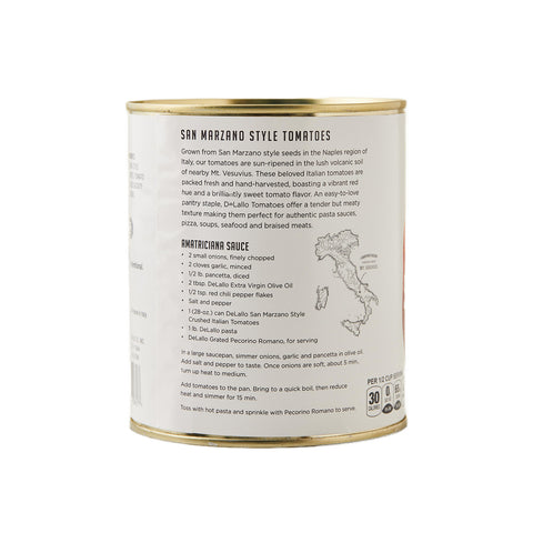 Delallo San Marzano Style Crushed Tomatoes, 28 oz