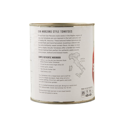 Delallo San Marzano Style Whole Peeled Tomatoes, 28 oz