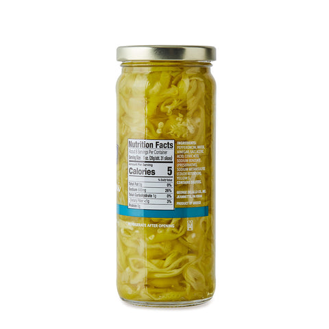 Delallo Sliced Mild Pepperoncini Peppers, 16 oz
